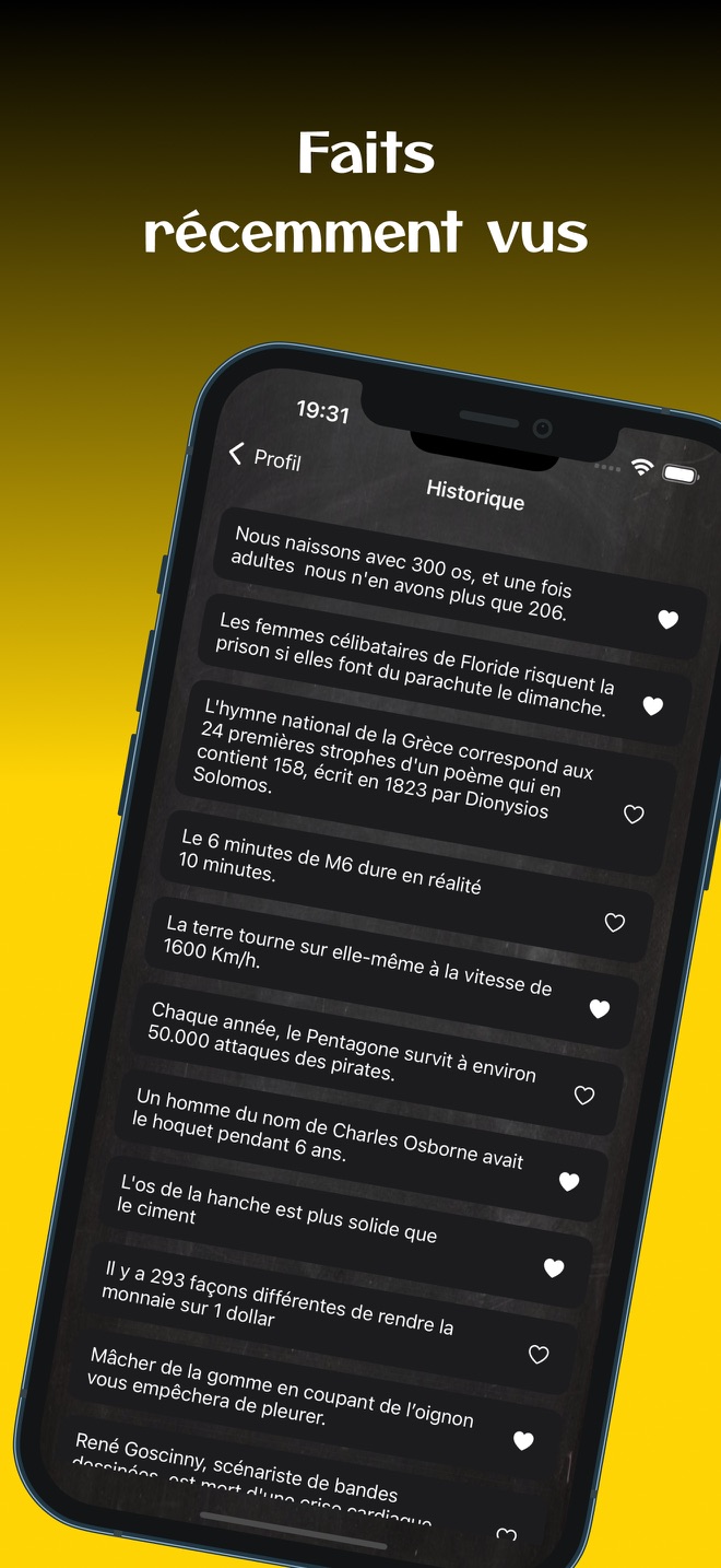 Le Saviez Vous ? Culture G - capture iPhone 4